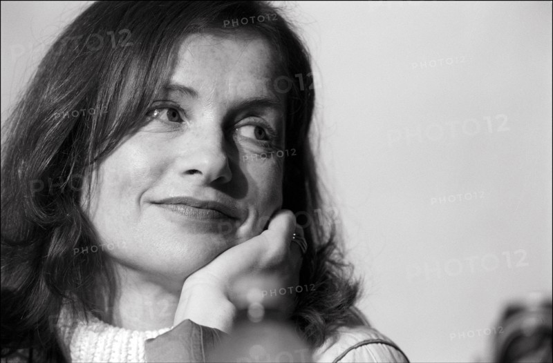 05/14/2001. 54th Cannes Festival: Press conference of "La pianiste" by Michael Haneke.