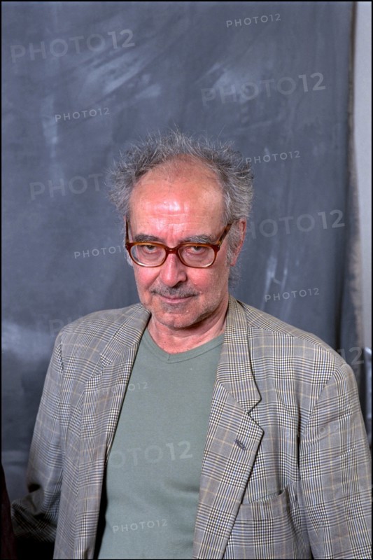 05/16/2001 EXCLUSIVE 54TH Cannes film festival: studio of Jean-Luc Godard, Cecile Camp, Bruno Putzulu