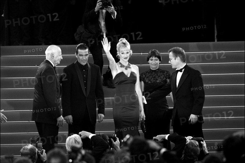 05/19/2001. Backstage of Cannes Film Festival with Melanie Griffith & Antonio Banderas