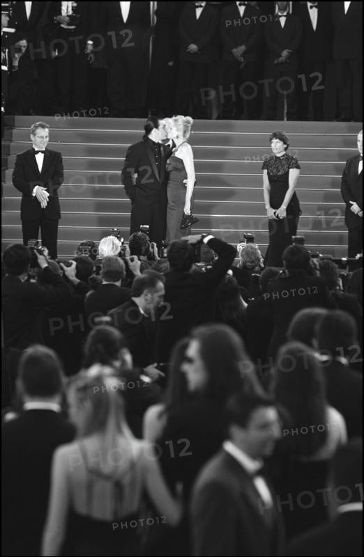 05/19/2001. Backstage of Cannes Film Festival with Melanie Griffith & Antonio Banderas