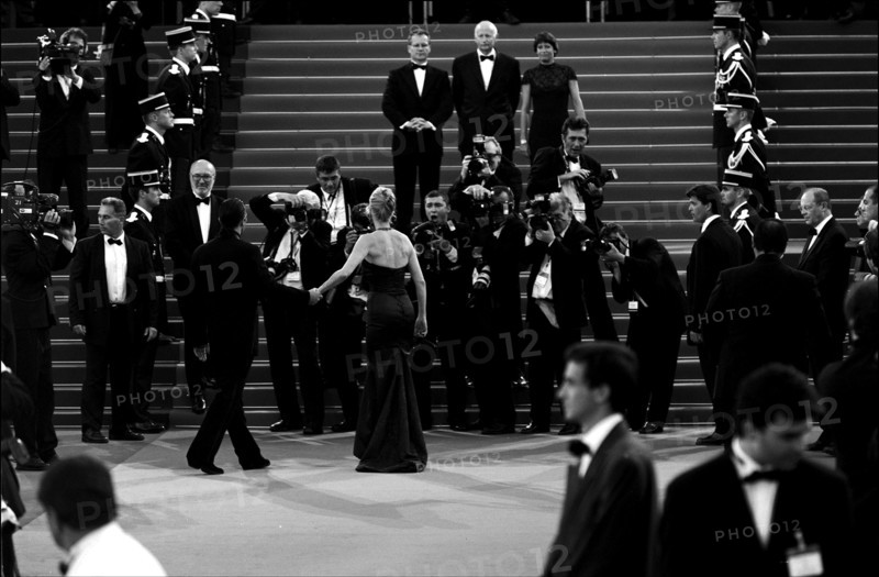 05/19/2001. Backstage of Cannes Film Festival with Melanie Griffith & Antonio Banderas