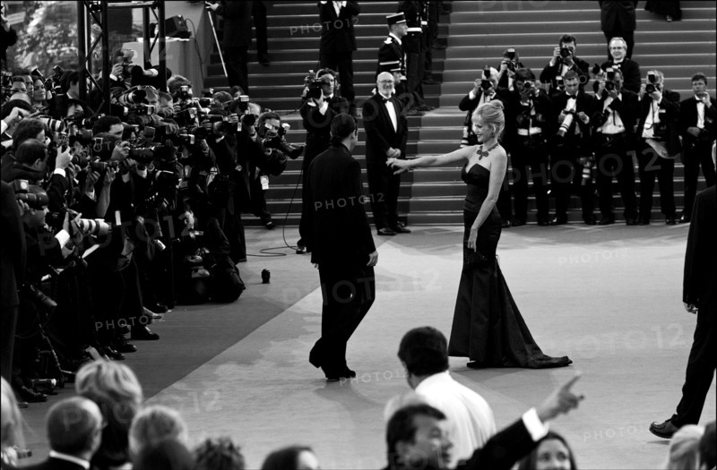 05/19/2001. Backstage of Cannes Film Festival with Melanie Griffith & Antonio Banderas