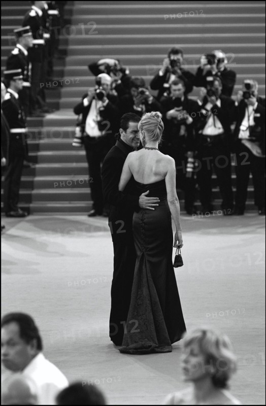 05/19/2001. Backstage of Cannes Film Festival with Melanie Griffith & Antonio Banderas