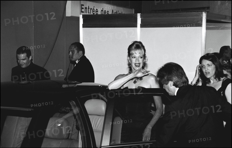 05/19/2001. Backstage of Cannes Film Festival with Melanie Griffith & Antonio Banderas