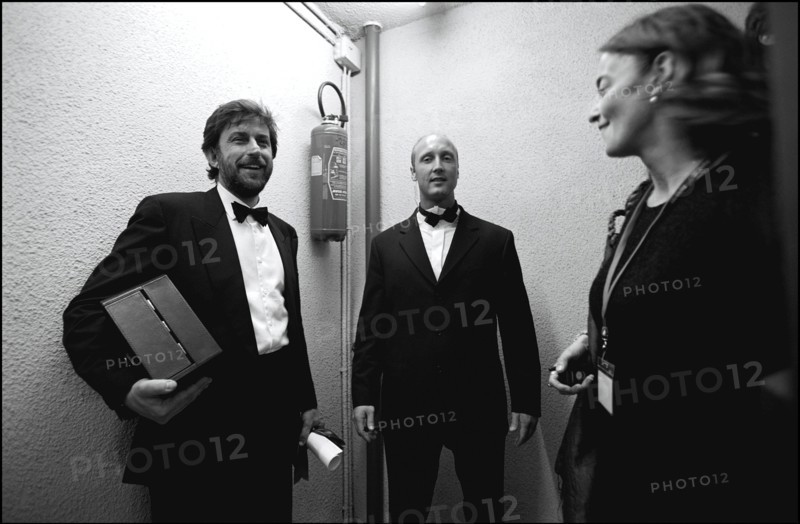05/20/2001. 54th Cannes Film Festival : Backstage closing ceremony