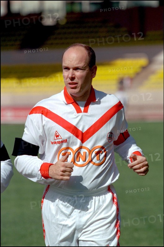 05/22/2001. " Amade" fundraiser all star soccer game. Prince Albert's Star Team v.Formula One Team