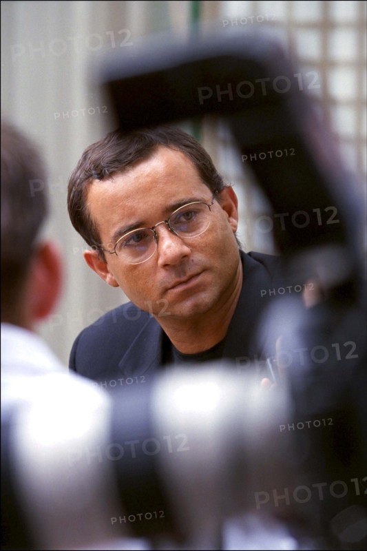 08/27/2001 Paris: presentation of the new schedules of France 2- France 3 French national TV network