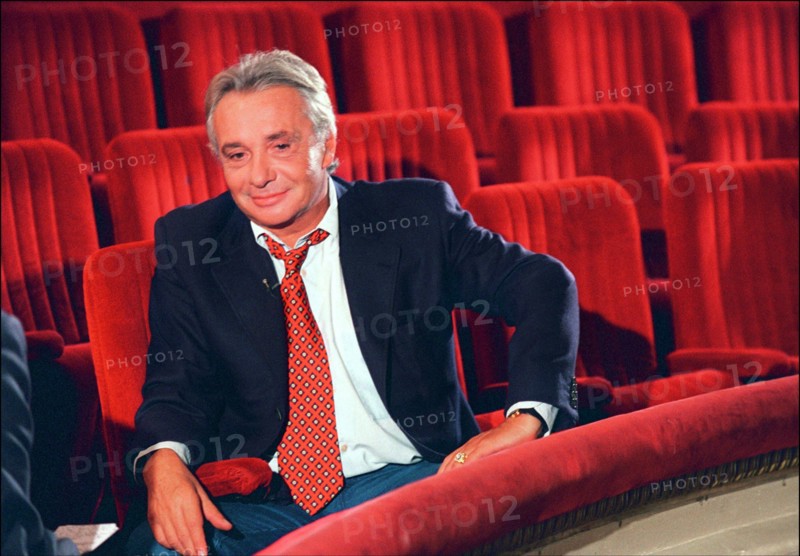 09/00/2001. EXCLUSIVE: French singer Michel Sardou new owner of the "Porte St Martin".
