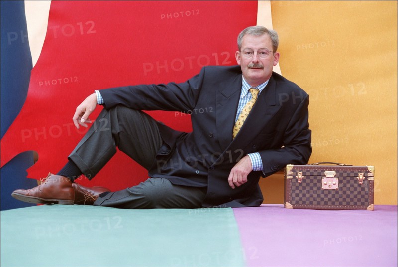 10/00/2001. EXCLUSIVE: Close-up on luxury luggage Patrick Louis Vuitton in his workshop.