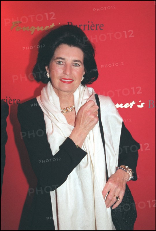 12/04/2001. Philippe Bouvard attends launch party for his latest book at Fouquet's.