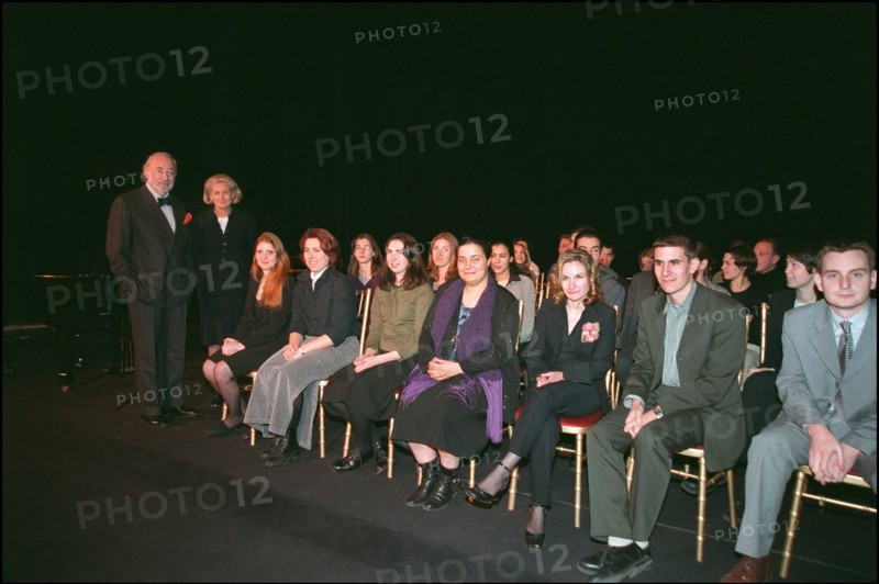 12/10/2001. French movie director Claude Lelouch sponsors Marcel Bleustein-Blanchet.
