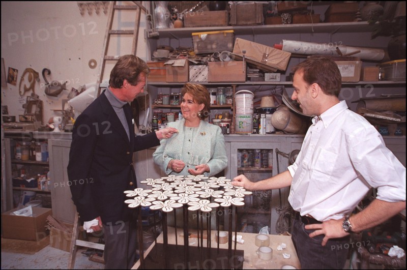 02/00/2002. EXCLUSIVE Grand duke and duchess of Luxembourg, Henri and Maria Theresa, in Paris