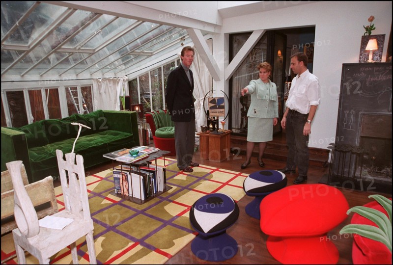 02/00/2002. EXCLUSIVE Grand duke and duchess of Luxembourg, Henri and Maria Theresa, in Paris