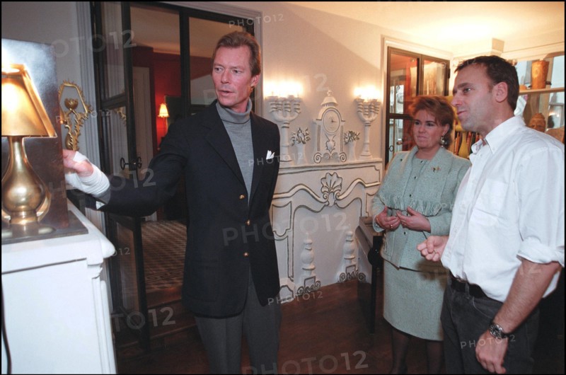 02/00/2002. EXCLUSIVE Grand duke and duchess of Luxembourg, Henri and Maria Theresa, in Paris