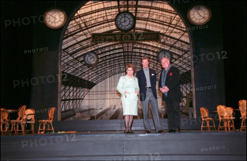 02/00/2002. EXCLUSIVE Grand duke and duchess of Luxembourg, Henri and Maria Theresa, in Paris