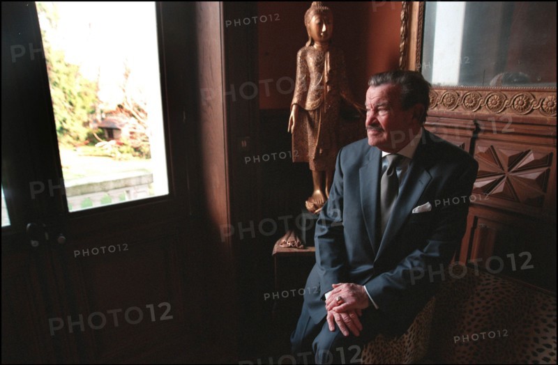 02/00/2002. Close up Jacques Baumel mayor of Rueil Malmaison