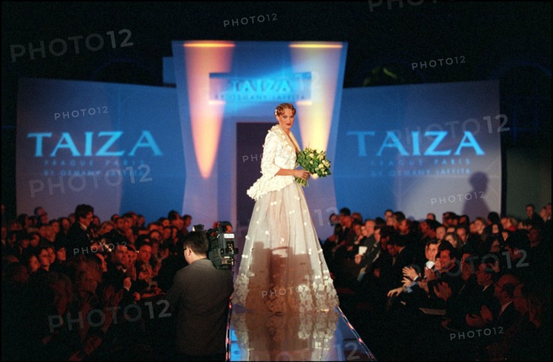 03/05/2002. Taiza fashion show at the National school fine arts in Paris.