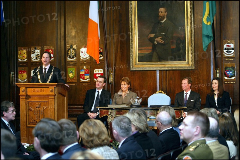 03/05/2002. Grand Duke Henry and Maria Teresa of Luxembourg