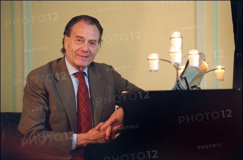 10/00/2001. Count Piotr Cheremetiev, president of the French society of Russian music, at the Sergei Rakhmaninov Russian conservatoire in Paris.