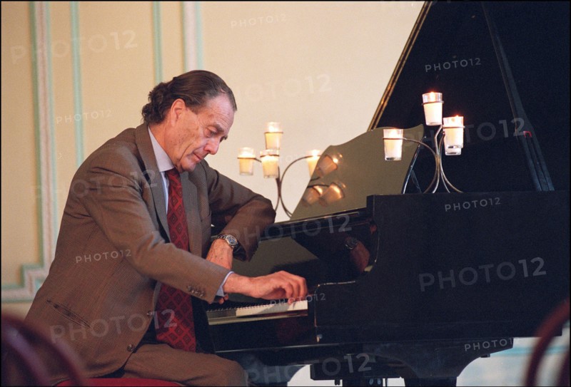 10/00/2001. Count Piotr Cheremetiev, president of the French society of Russian music, at the Sergei Rakhmaninov Russian conservatoire in Paris.