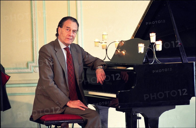 10/00/2001. Count Piotr Cheremetiev, president of the French society of Russian music, at the Sergei Rakhmaninov Russian conservatoire in Paris.