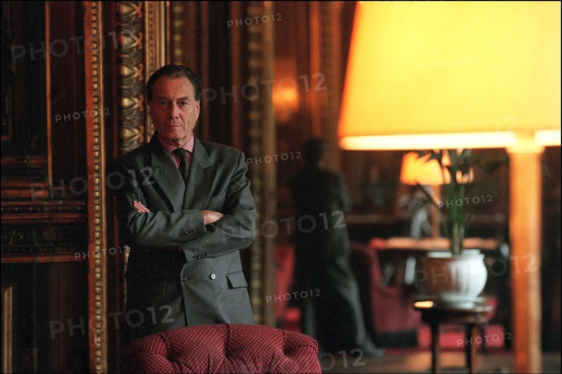 10/00/2001. Count Piotr Cheremetiev, president of the French society of Russian music, at the Sergei Rakhmaninov Russian conservatoire in Paris.