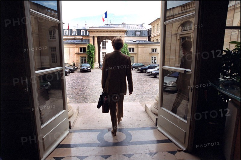 04/00/2002. Nicole Notat is about to leave the leadership of CFDT (French Democratic Work Confederation).