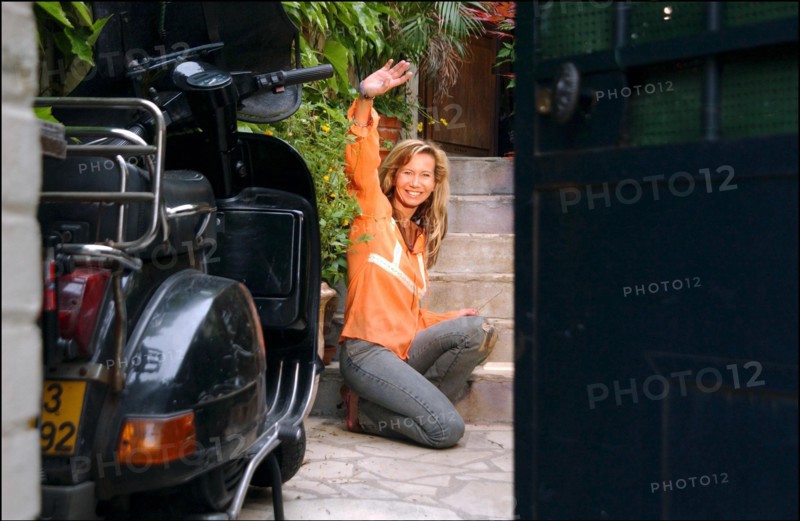 05/10/2002. EXCLUSIF: Fiona Gelin in play "Cet Infinie Jardin" in Paris.