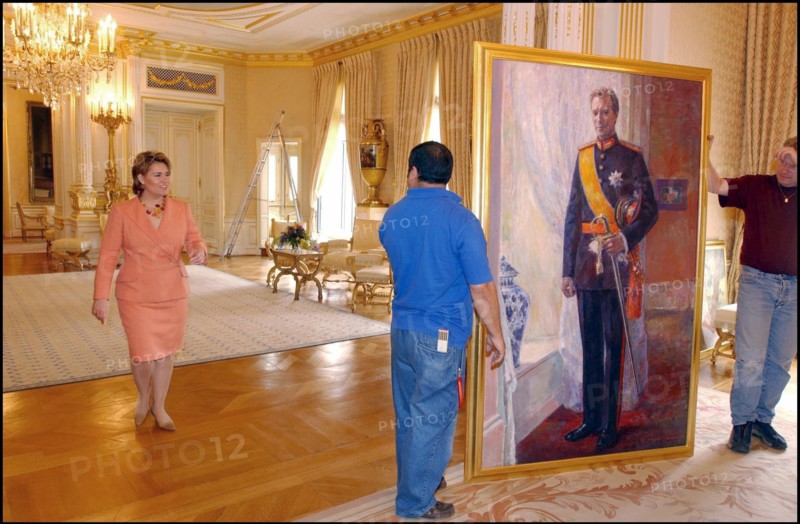06/21/2002.  Grand Duke Henri of Luxembourg and wife Maria-Teresa