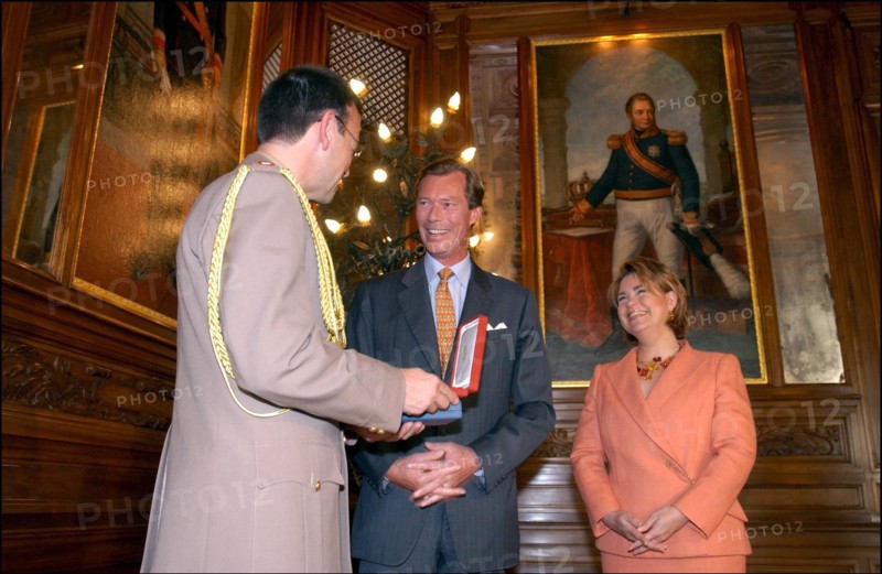 06/21/2002. Exclusive. Grand Duke Henri of Luxembourg and wife Maria-Teresa