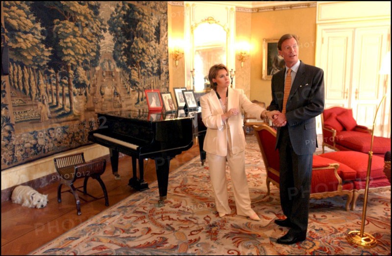 06/21/2002.  Grand Duke Henri of Luxembourg and wife Maria-Teresa