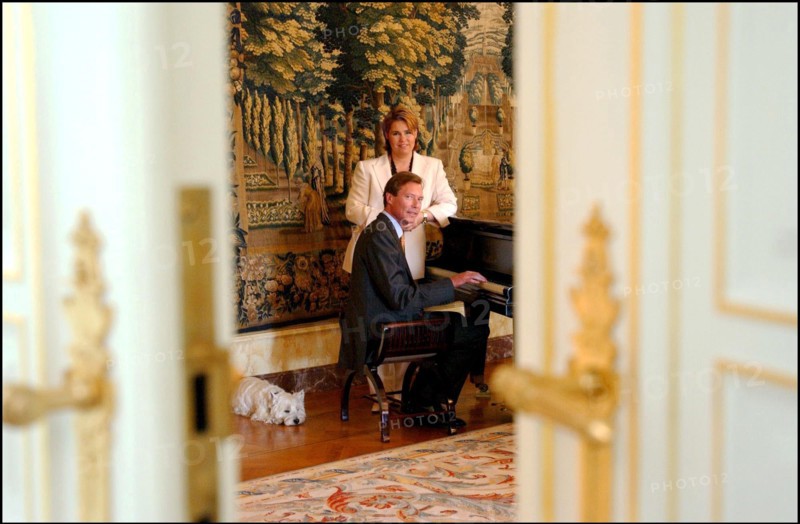 06/21/2002.  Grand Duke Henri of Luxembourg and wife Maria-Teresa