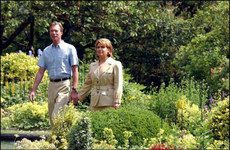 06/22/2002. Exclusive. Grand Duke Henri of Luxembourg and wife Maria-Teresa
