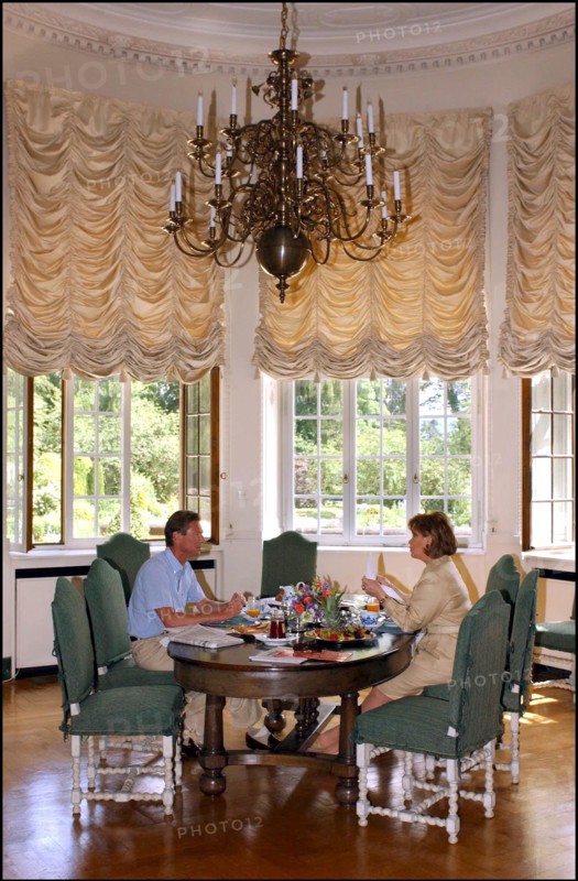06/22/2002.  Grand Duke Henri of Luxembourg and wife Maria-Teresa