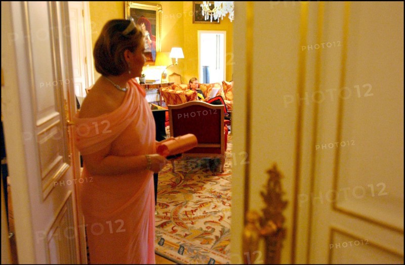 06/22/2002. EXCLUSIVE: Reception at the Grand Ducal palace as part of celebration of first anniversary of the accession of Grand Duke Henri to the throne of Luxembourg.