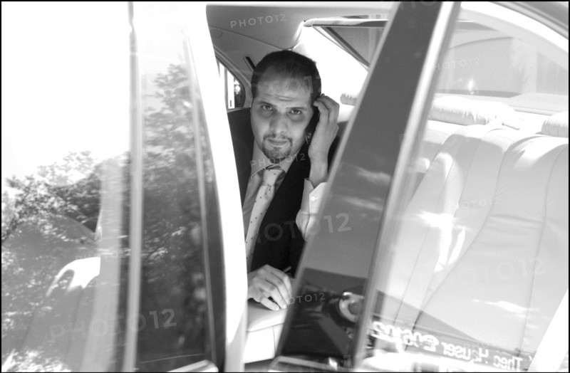 06/26/2002. *** Mr. Rafik Abdelmoumen Khelifa, on his way to buy Holzmann, the third best-rated building compagny in Germany