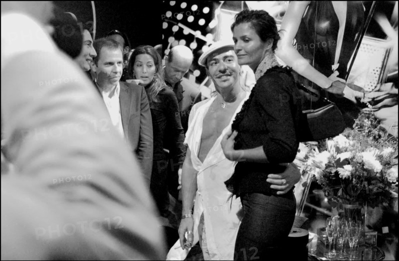 07/09/2002. Fall-winter 2002-03 Haute-Couture collections: the backstage of Christian Dior's fashion show