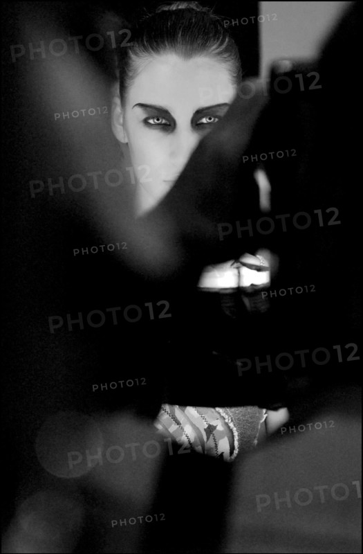 07/09/2002. Fall-winter 2002-03 Haute-Couture collections: the backstage of Christian Dior's fashion show