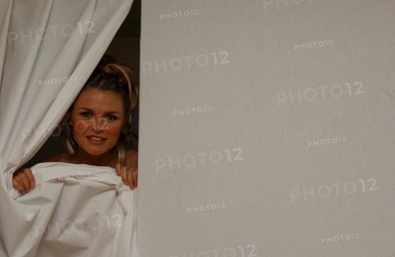 10/30/2002. Chocolate dresses fashion show at "Salon du Chocolat" exhibit in Paris