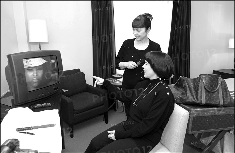 11/00/2002. EXCLUSIVE. French singer Mireille Mathieu returns on the musical scene with a new CD and tour in France and Europe.