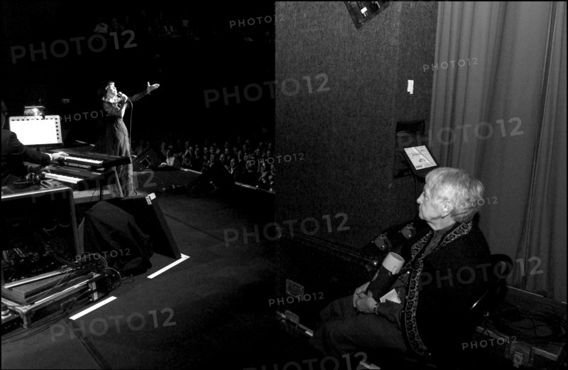 11/20/2002. EXCLUSIVE. Famous French singer Mireille Mathieu on stage and backstage at the Olympia