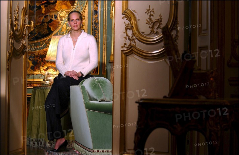 11/20/2002. EXCLUSIVE Baroness Ariane of Rothschild at home in Paris
