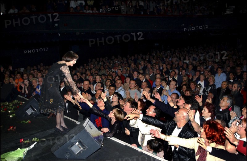 11/21/2002. Concert of Mireille Mathieu at the Olympia
