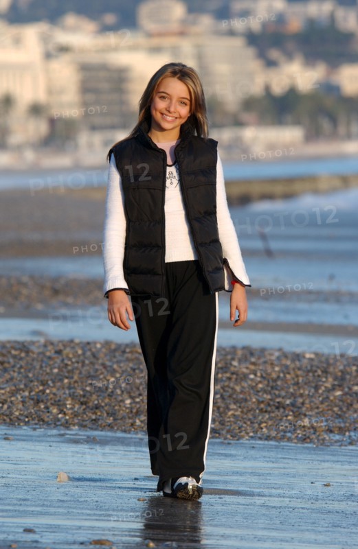 01/08/2003. EXCLUSIVE: Priscilla, singer, in Nice.