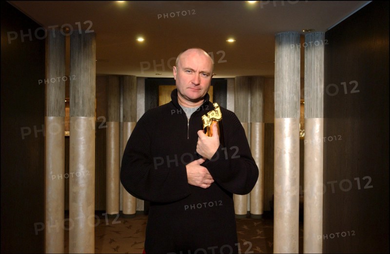 01/19/2003. Close-Up of Phil Collins in Cannes after he received his life achievement award