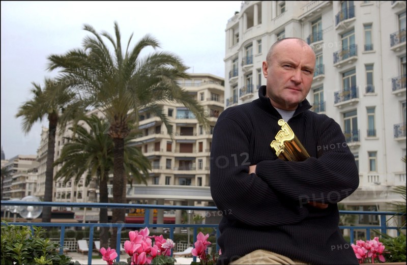 01/19/2003. Exclusive Close-Up of Phil Collins in Cannes after he received his life achievement award