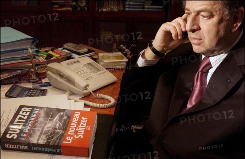 02/00/2003. EXCLUSIVE: Close-up Paul-Loup Sulitzer.
