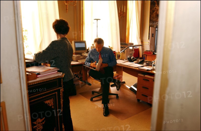 15/02/2003. EXCLUSIF. Dominique de Villepin, French foreign minister
