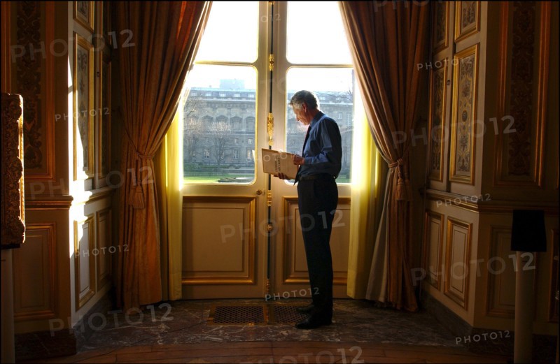 15/02/2003. EXCLUSIF. Dominique de Villepin, French foreign minister