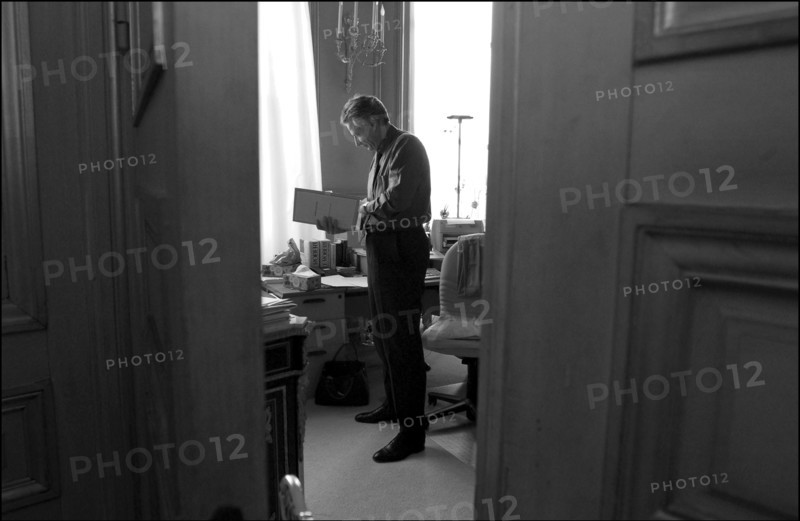 15/02/2003. EXCLUSIF. Dominique de Villepin, french minister of foreign affairs
